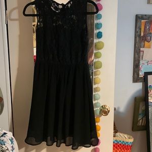 Black freebird dress size small